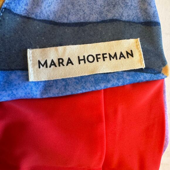 Mara Hoffman Abigail Strapless Bikini Top Rainbow Women XS NWT - Picture 5 of 7